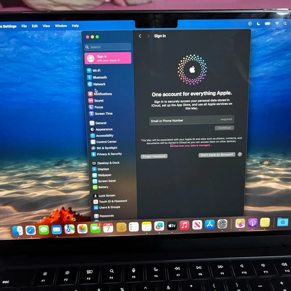 Apple MacBook Air Black Laptop with Backlit Keyboard